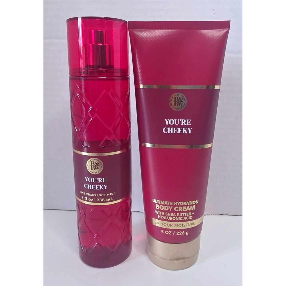 Bath & Body Works You're Cheeky Fragrance Mist Body Cream Set Pink Peppercorn